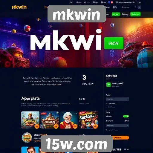 análise da interface de usuário do site mkwin